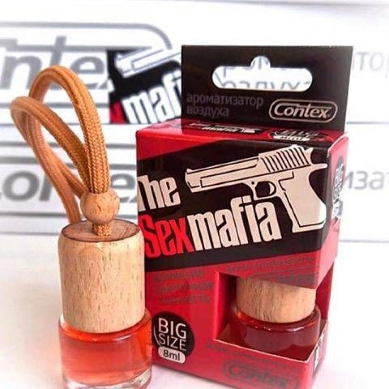 Ароматизатор подвесной бутылочка с деревянной крышкой CONTEX THE SEX mafia
