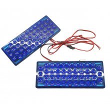 Светодиодные стробоскопы Strobe синего цвета (2шт)